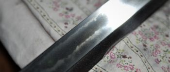 Pavel Bolf - Katana in the style of the Nambokucho period. Blade detial.
