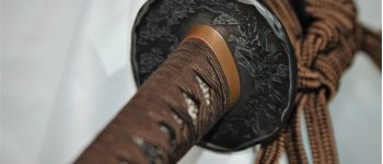 Pavel Bolf - Katana in the style of the Nambokucho period. Tsuba.