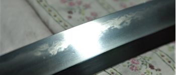 Pavel Bolf - Katana in the style of the Nambokucho period. Blade detial.