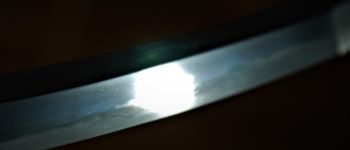 Pavel Bolf - O-wakizashi, tensho koshirae, Blade detail