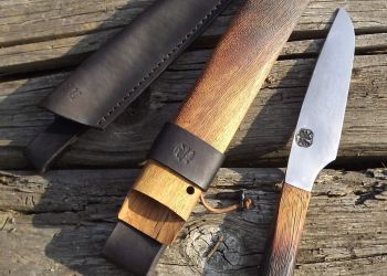 Pavel Bolf - Folded steel and oroshigane steel knives