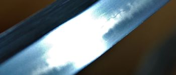 Pavel Bolf - Katana in basic undecorated set in Tensho style, blade detail