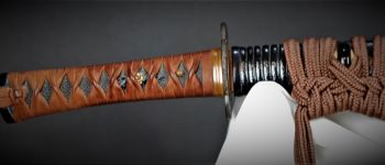 Pavel Bolf - O-wakizashi, Tensho koshirae, reproduction of Soshu style, tsuka