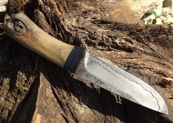 Pavel Bolf - knife made of non-folded steel sunobe