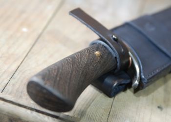 Pavel Bolf - knife made of non-folded steel sunobe