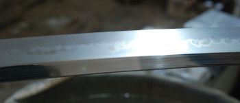 Pavel Bolf - Tachi in uchigatana koshirae, Kamakura Ichimonji style, Blade detail