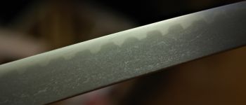 Pavel Bolf - Sunobi tanto in the style of the Mino school, blade detail