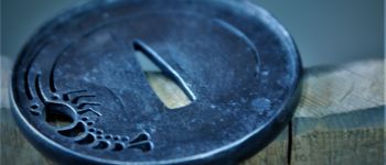 Pavel Bolf - Tachi in uchigatana koshirae, Kamakura Ichimonji style, Tsuba