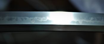 Pavel Bolf - Tachi in uchigatana koshirae, Kamakura Ichimonji style, Blade detail