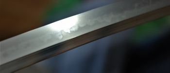 Pavel Bolf - Tachi in uchigatana koshirae, Kamakura styleIchimonji , Blade detail.