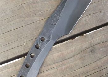 Pavel Bolf - knife made of non-folded steel sunobe