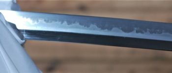 Pavel Bolf - Katana in Bizen-Osafune style. Blade detail.