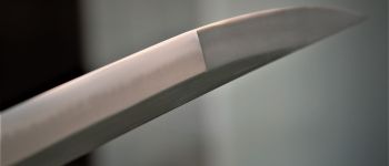 Pavel Bolf - Katana in basic undecorated set in Tensho style, kissaki