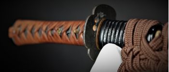 Pavel Bolf - O-wakizashi, Tensho koshirae, reproduction of Soshu style, tsuba