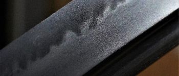 Pavel Bolf -Tachi in the style of Kagemitsu in Tensho koshirae blade detail čepele