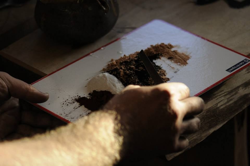 Preparation of hardening paste