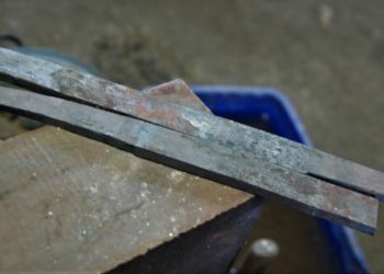 Pavel Bolf, small photo gallery of tanto forging