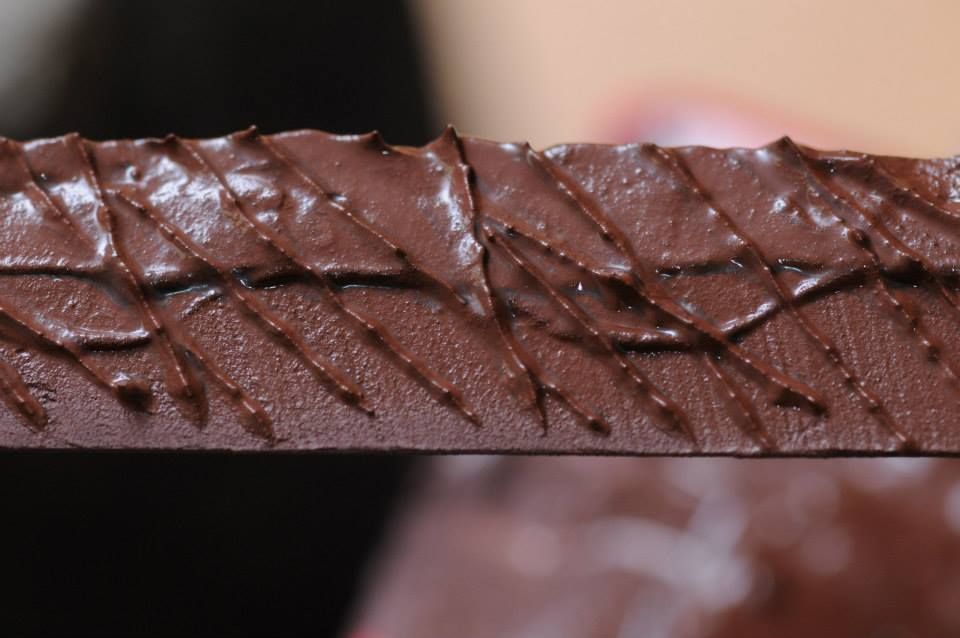 Application of hardening paste