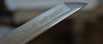 Pavel Bolf - Tachi in uchigatana koshirae, Kamakura Ichimonji style, Blade detail