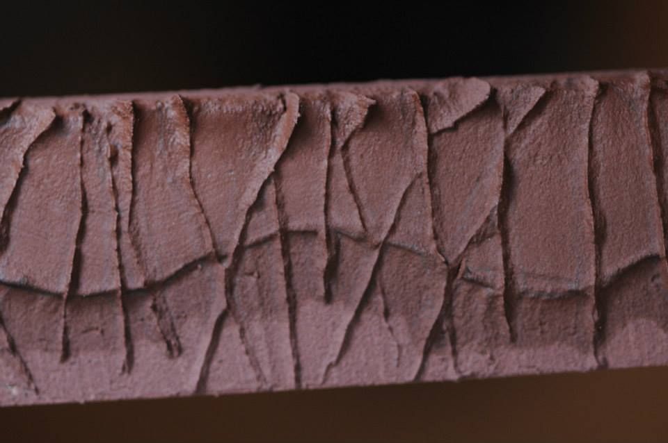 Application of hardening paste