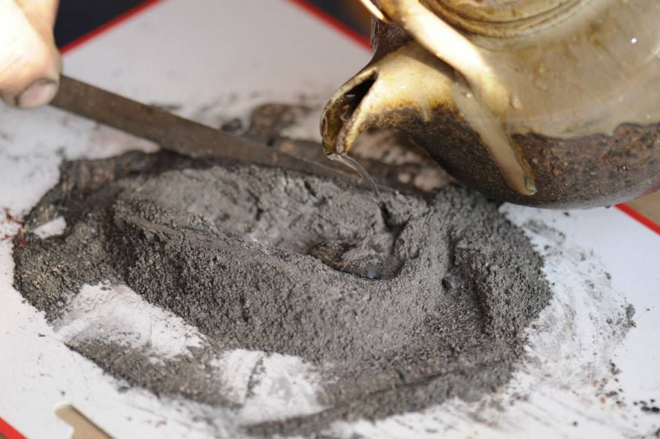 Preparation of hardening paste