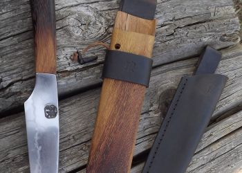 Pavel Bolf - Folded steel and oroshigane steel knives