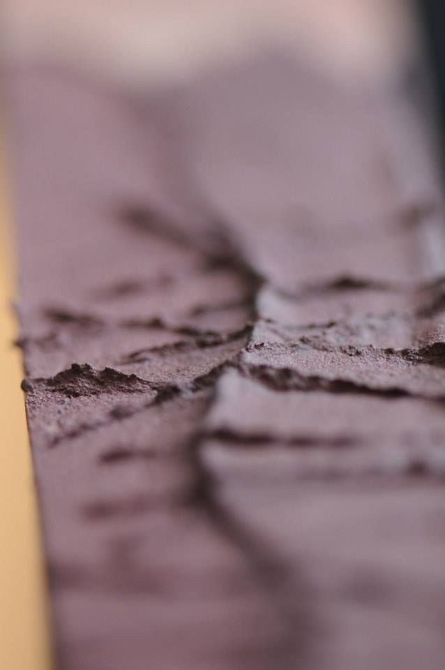 Application of hardening paste