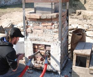 Tamahagane melting in March 2022 in Pálovice with Pavel Bolf