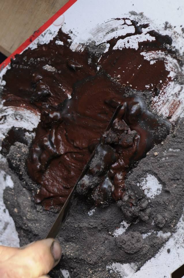 Preparation of hardening paste