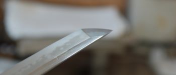 Pavel Bolf - Tachi in uchigatana koshirae, Kamakura Ichimonji style, Blade detail