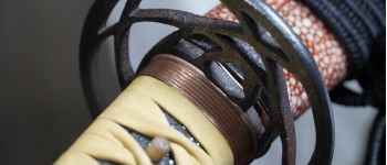 Pavel Bolf - Tachi v uchigatana koshirae, same saya, tsuba