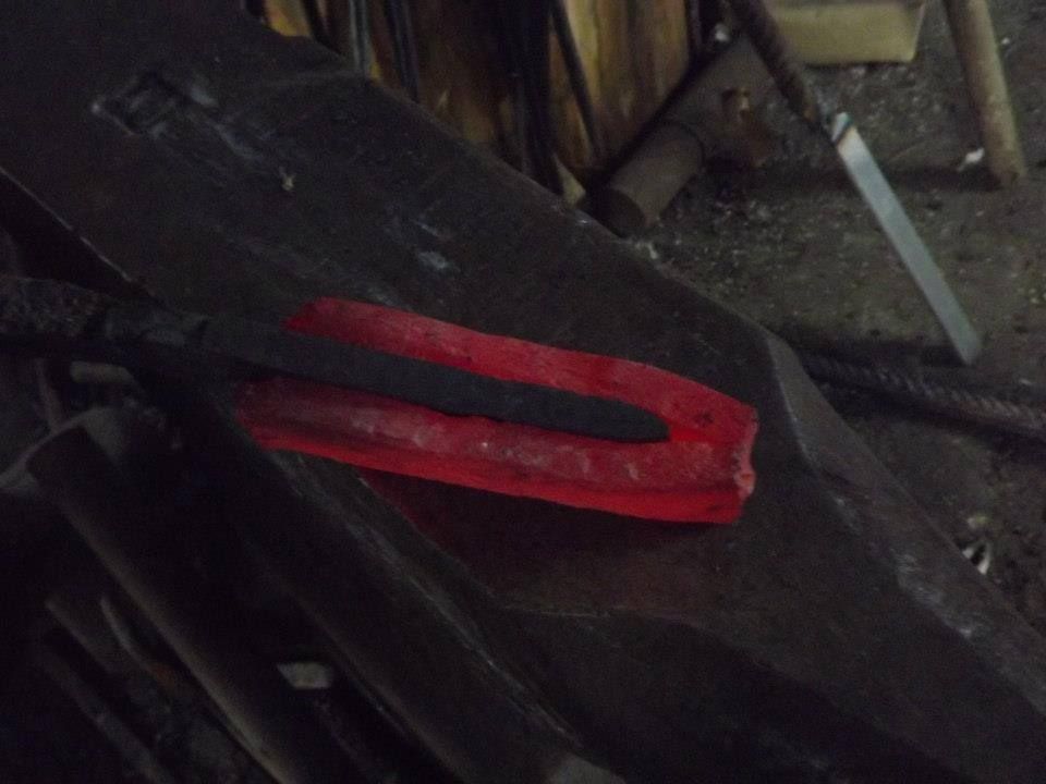 Steel forming for core insertion