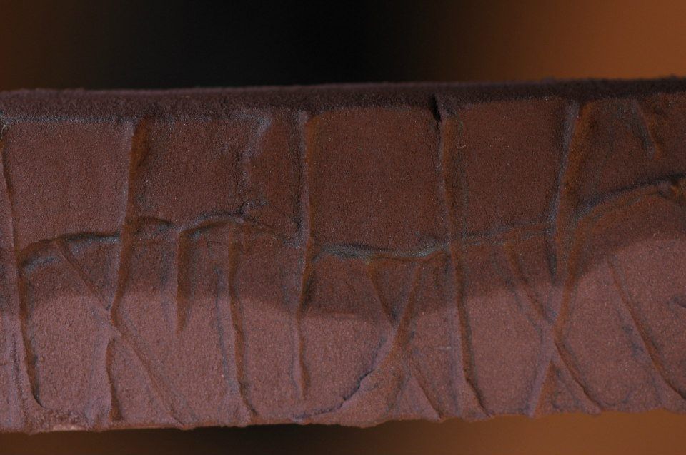 Application of hardening paste