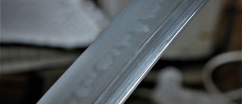 Pavel Bolf - Tachi in uchigatana koshirae, Kamakura Ichimonji style, Blade detail