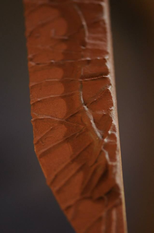 Application of hardening paste