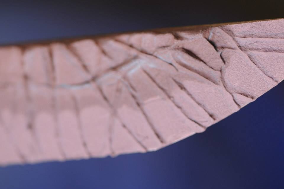 Application of hardening paste