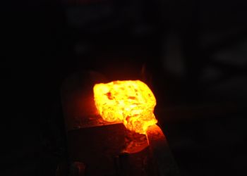 Pavel Bolf, small photo gallery of tanto forging