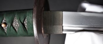 Pavel Bolf - Tachi in the style of Bungo Yukihira habaki