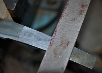 Pavel Bolf, small photo gallery of tanto forging
