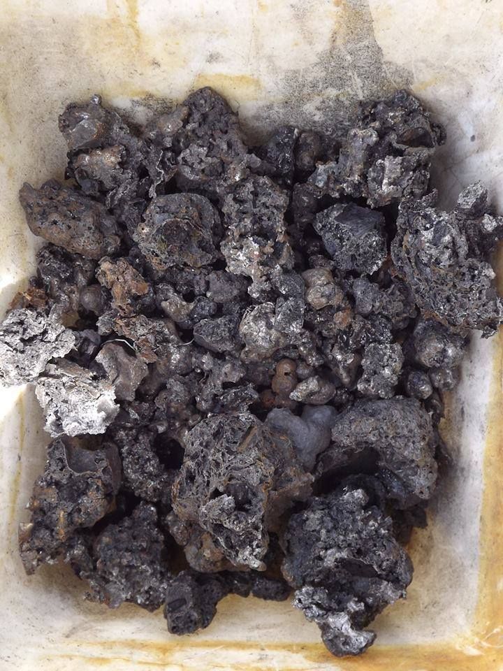 Pieces of cast steel