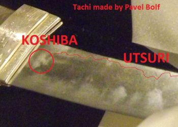 Tachi, koshiba, utsuri
