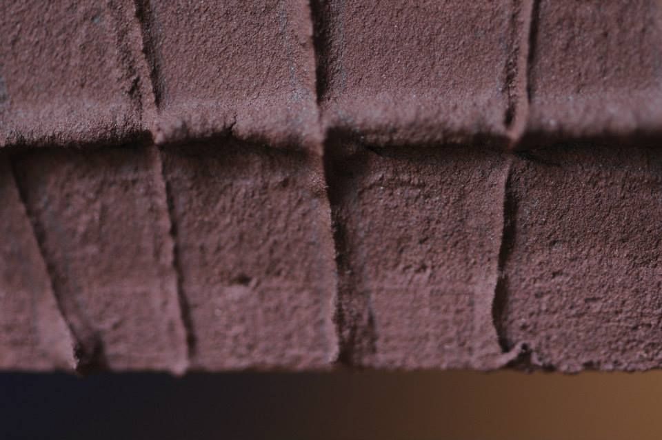 Application of hardening paste