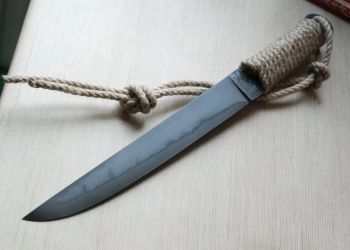 Pavel Bolf - nůž z nepřekládané oceli sunobe